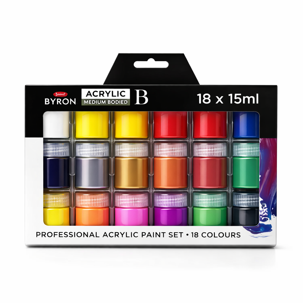 Acrylic Paint Pot Set 15ml