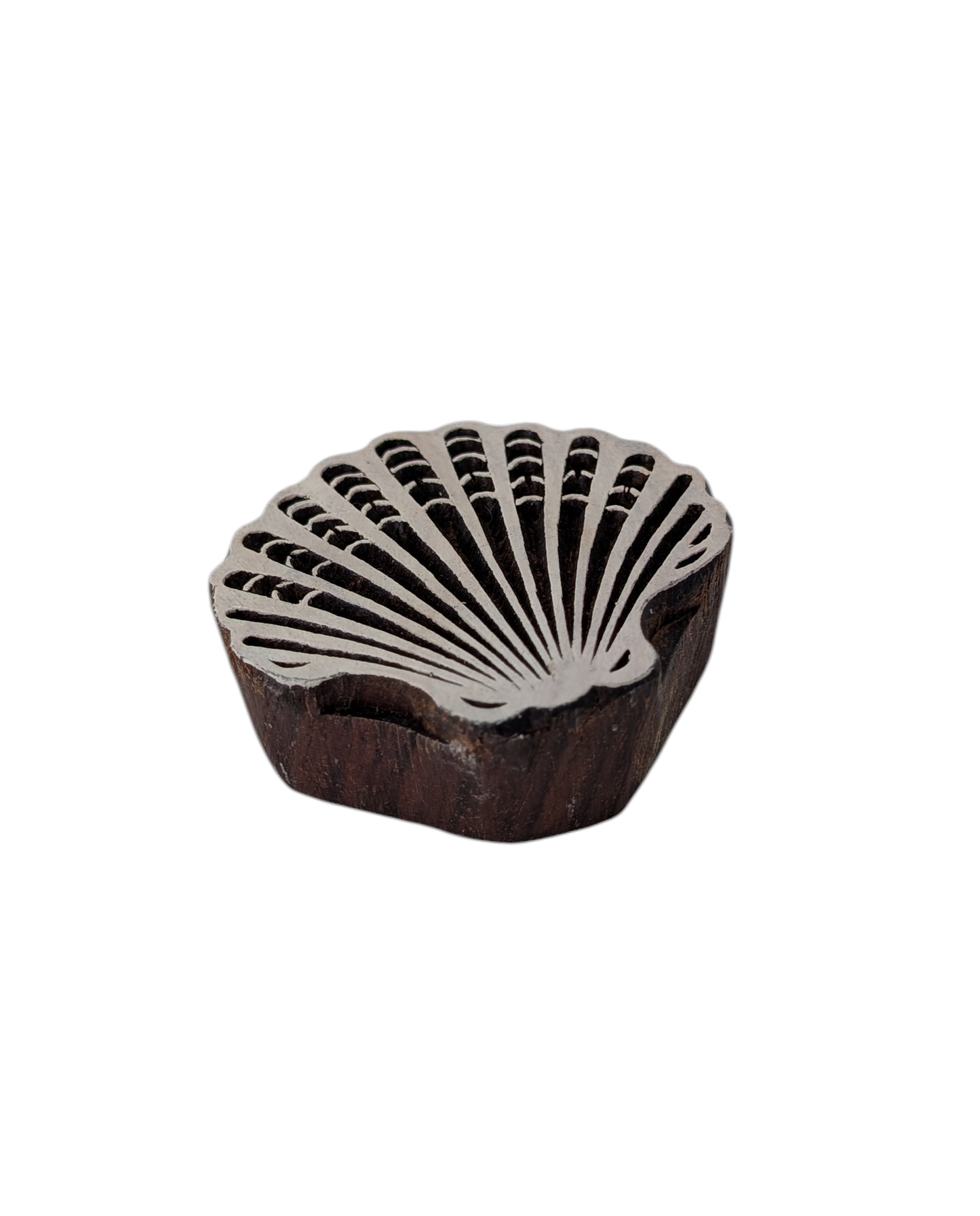 Wooden Pottery Stamp - Shell