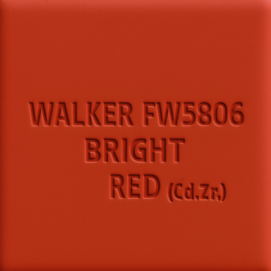 FW5806 Bright Red (Cd.Zr.) Walker Potters Stain