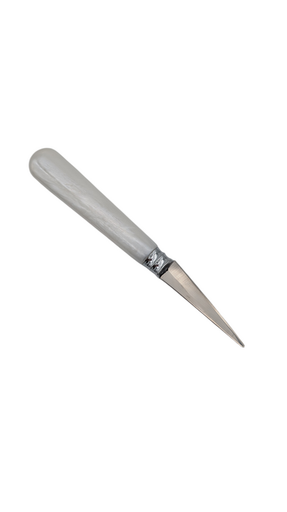T13 Potters Knife- White Handle & 60mm blade