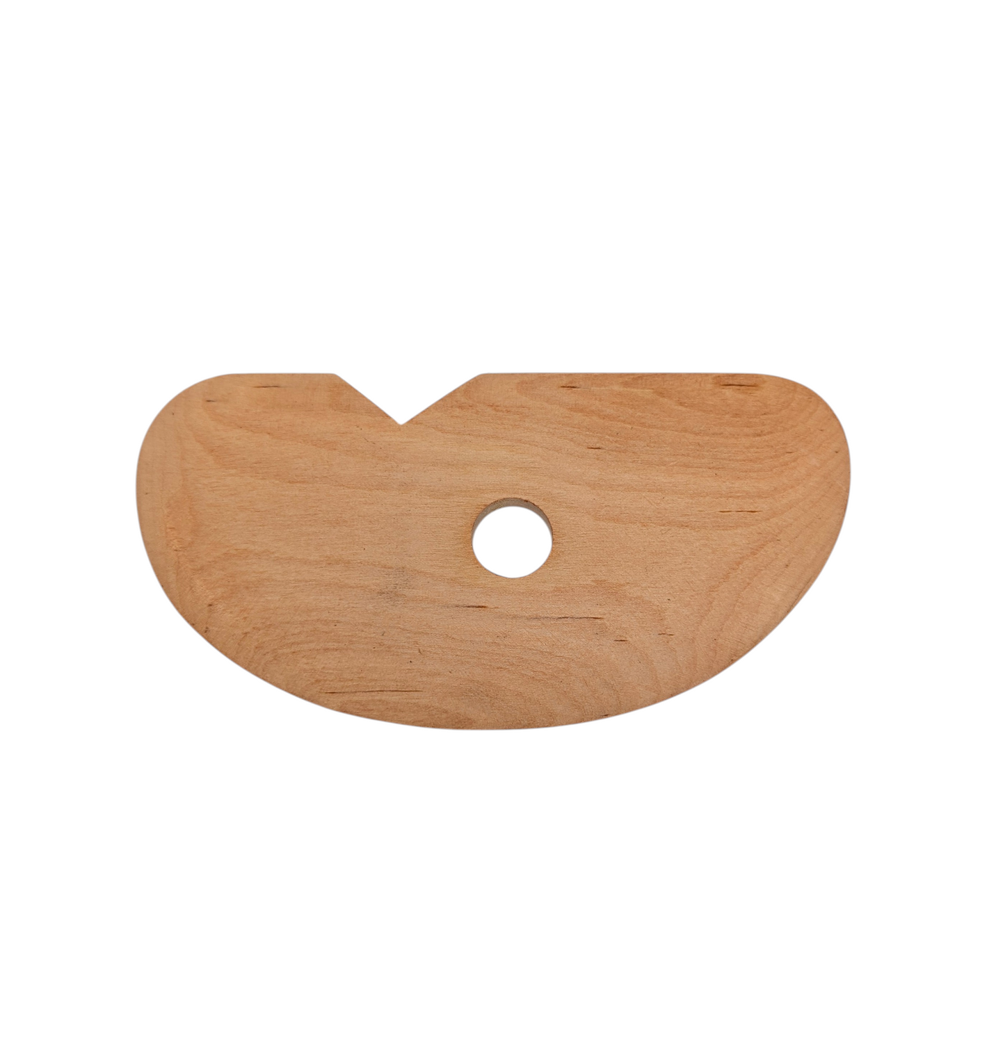 Wooden Kidney Rib - Notched Large