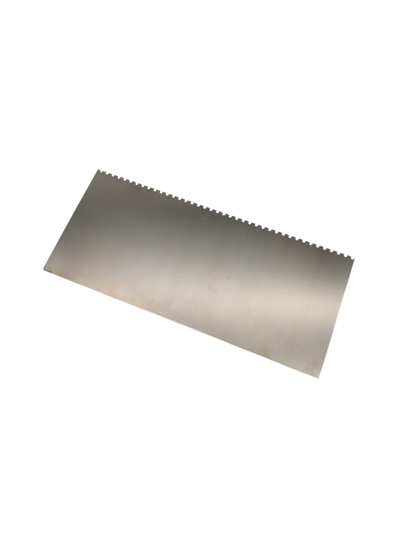 Stainless Steel Potters Rib - Rectangle Large (Notched) – The Clay Shed