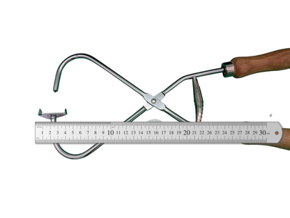 Glazing Tongs Spring Loaded - Timber Handle