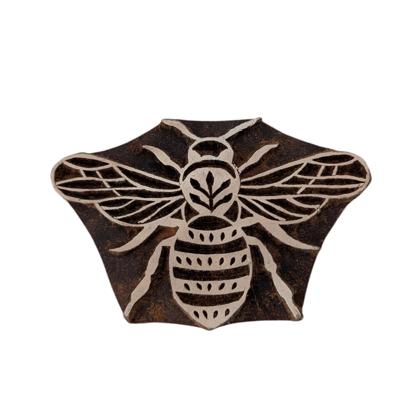 Wooden Pottery Stamp - Bee