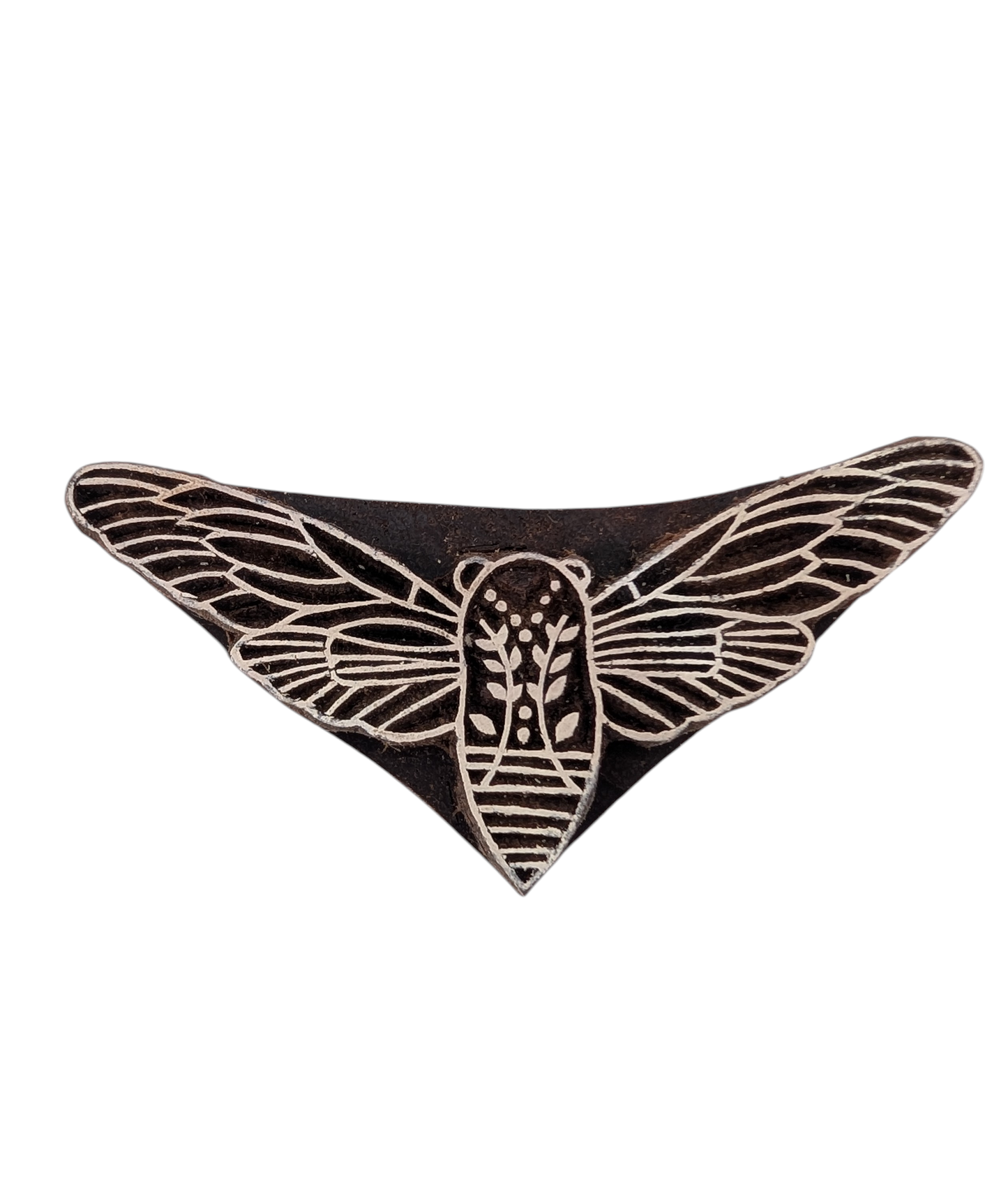 Wooden Pottery Stamp - Cicada