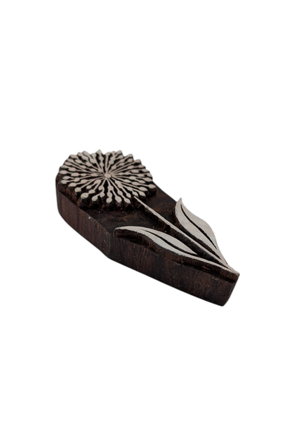 Wooden Pottery Stamp - Dandelion