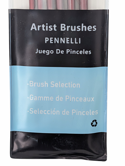 Jowoart Artist Fan Brush Set of 6