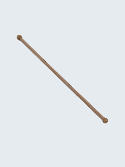 wooden double ended ball stylus on an off white background