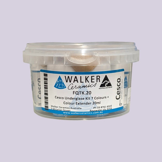 Walker Cesco 7 Colour Underglaze Kit